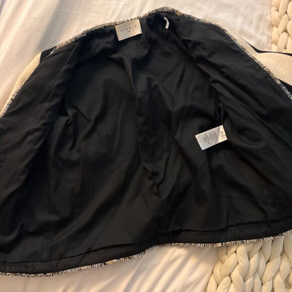 Sandro Paris Striped Twill Jacket - Picture 4 of 5